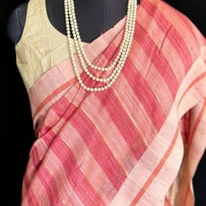 tussar-silk-in-pink-with-tussar-colour-stripes